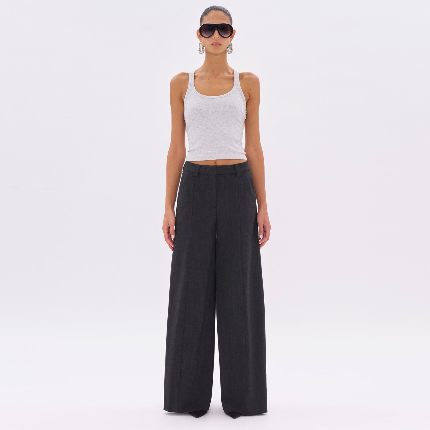 ALMA WOOL TROUSERS // BLACKBOARD