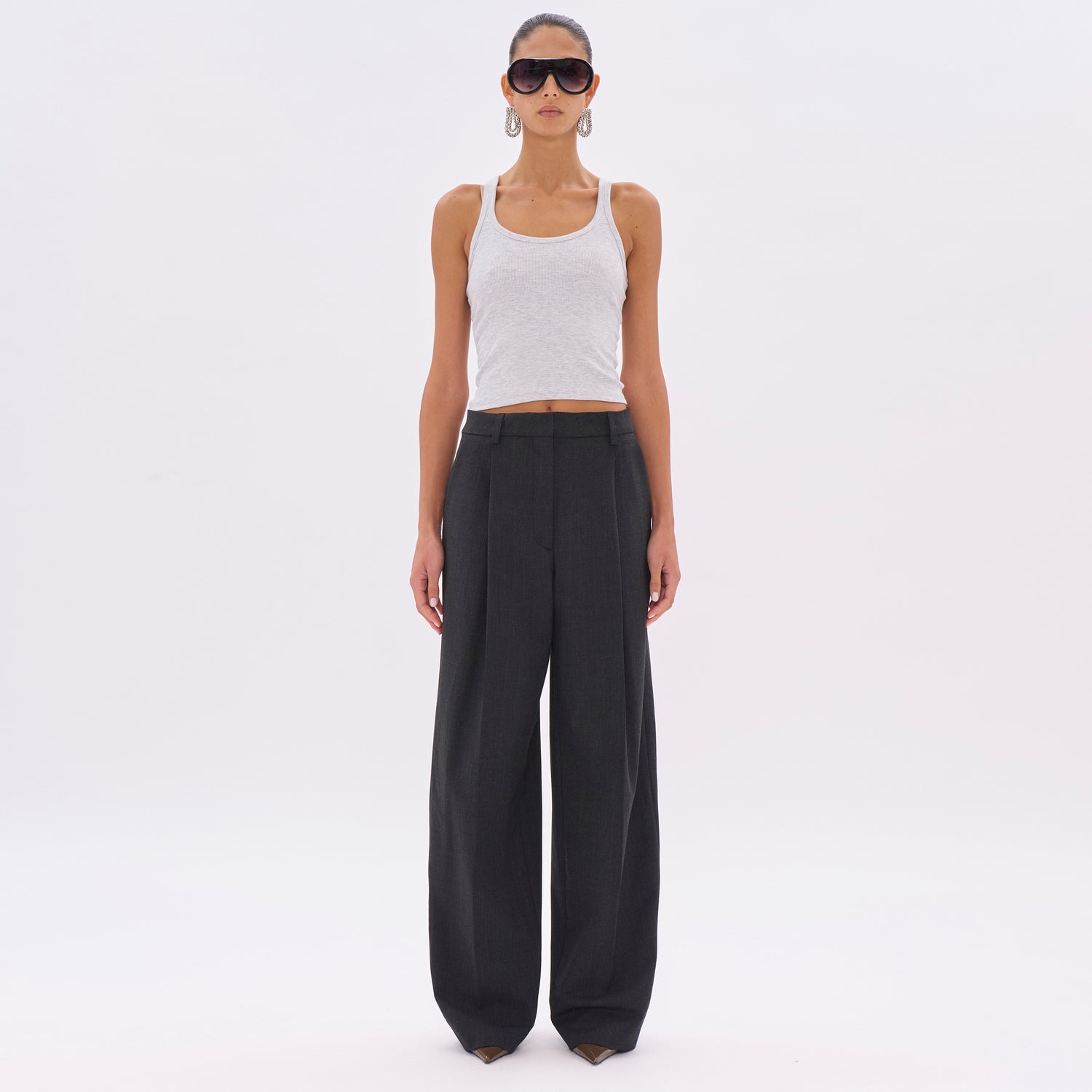 AXEL WOOL TROUSERS // BLACKBOARD