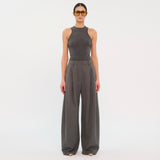 BILLIE WOOL TROUSERS // MEDIUM GREY