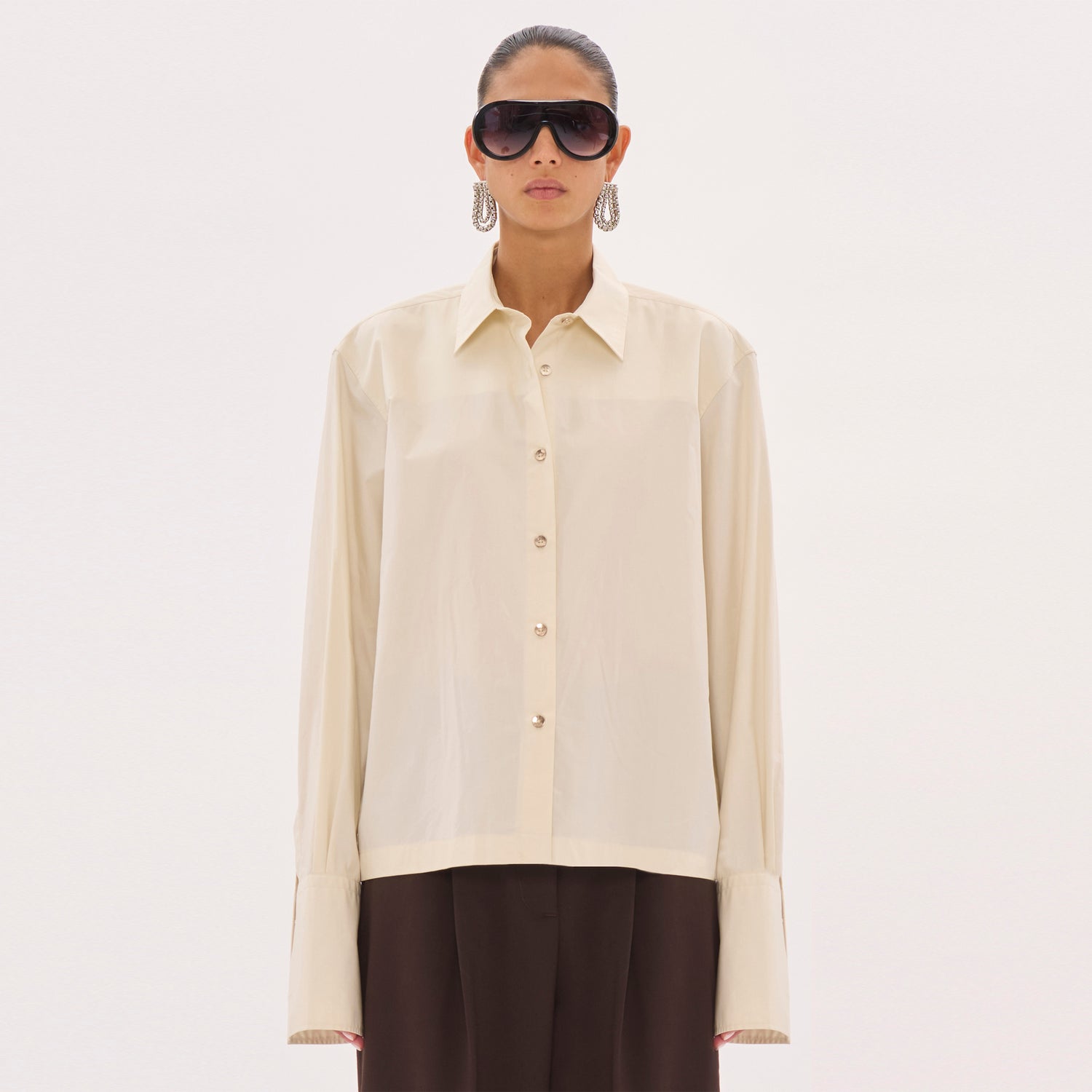 CODIE POPLIN SHIRT // BUTTER