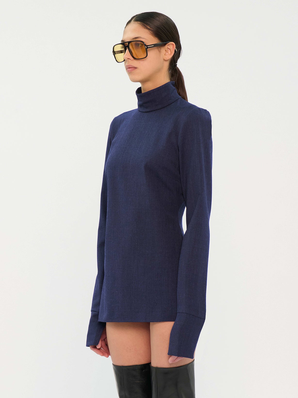 CLIO NIGHT BLUE - WOOL TOP