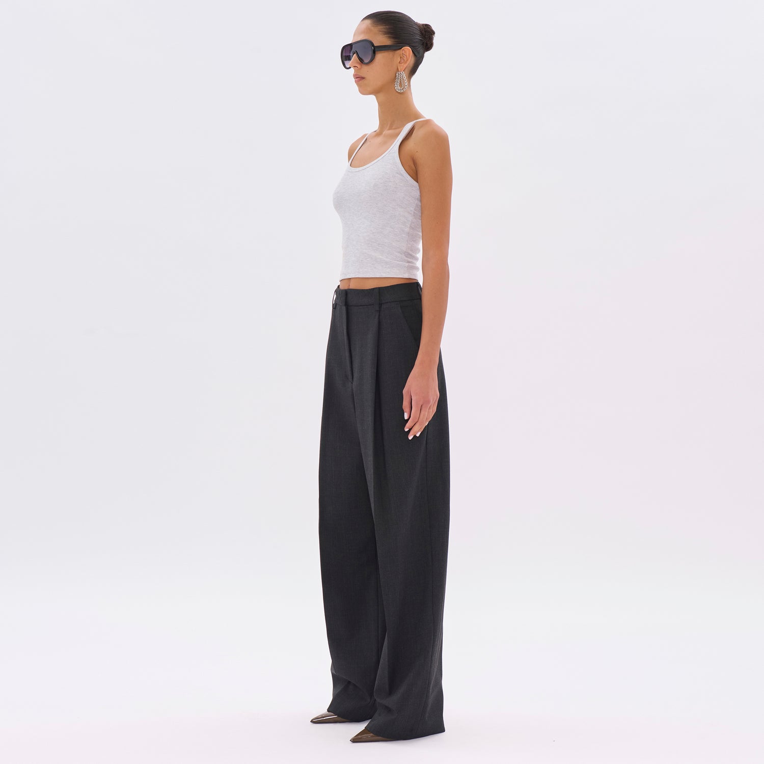 AXEL WOOL TROUSERS // BLACKBOARD