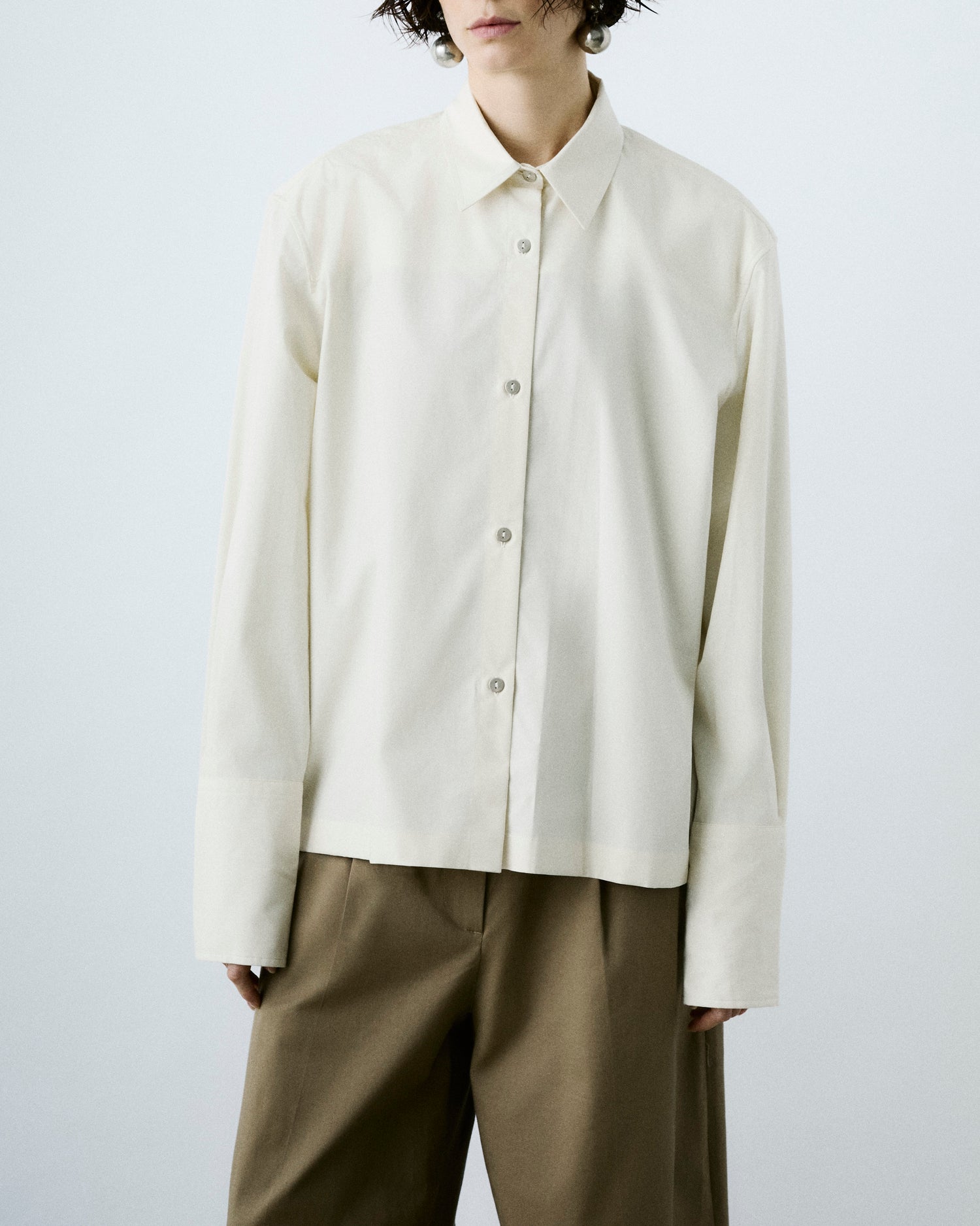 CODIE POPLIN SHIRT // BUTTER