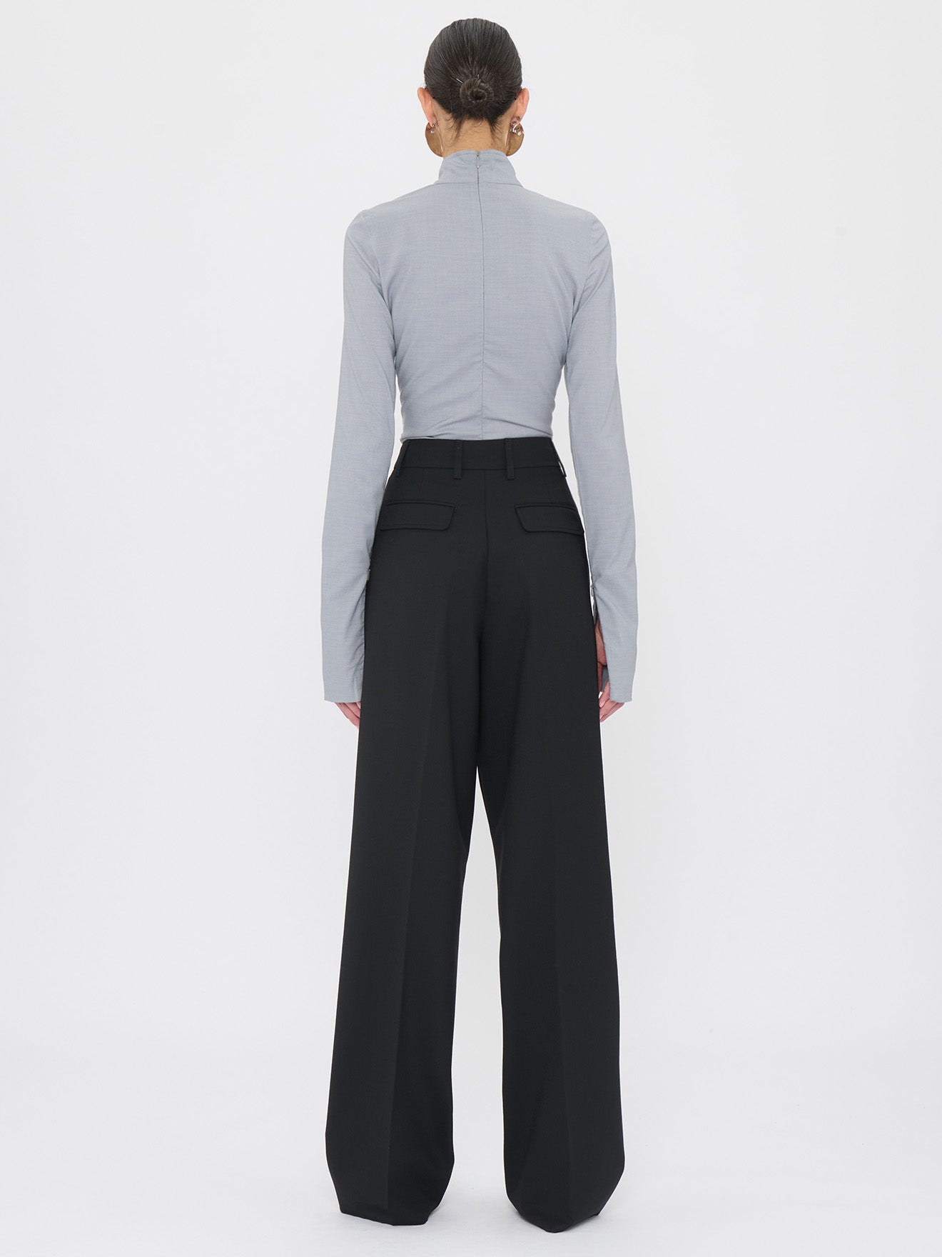 AXEL BLACK - WOOL TROUSERS