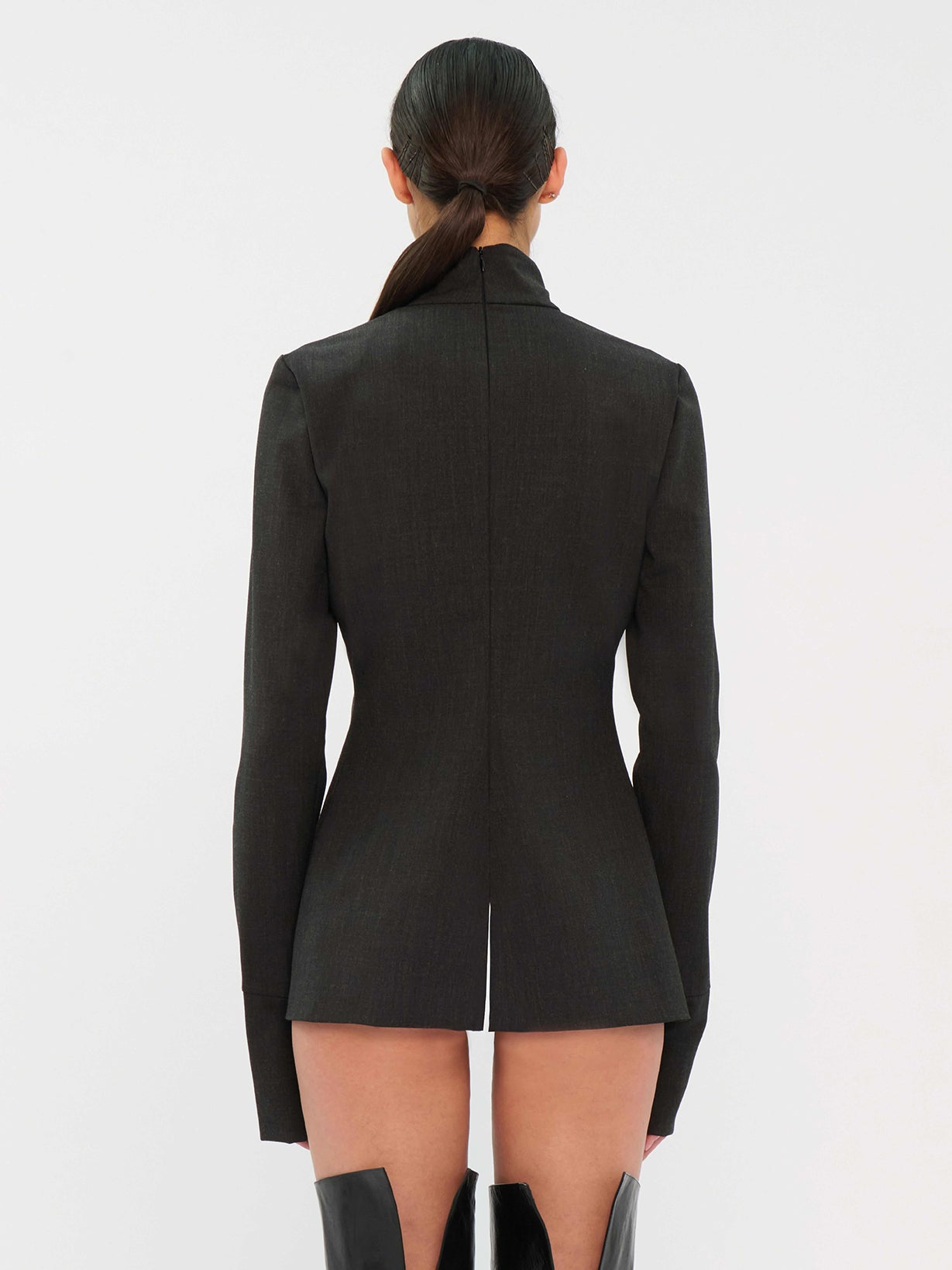 CLIO BLACK - WOOL TOP