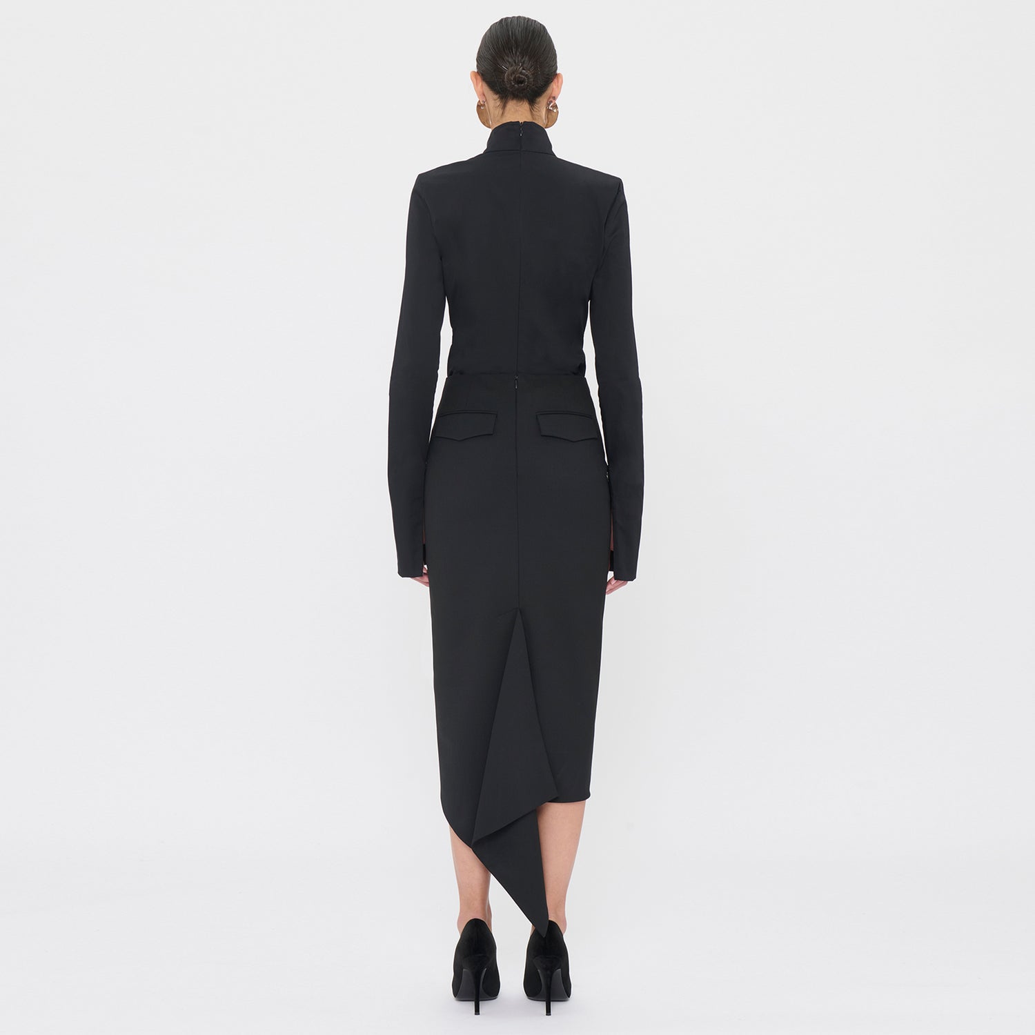 BREE WOOL SKIRT // BLACK