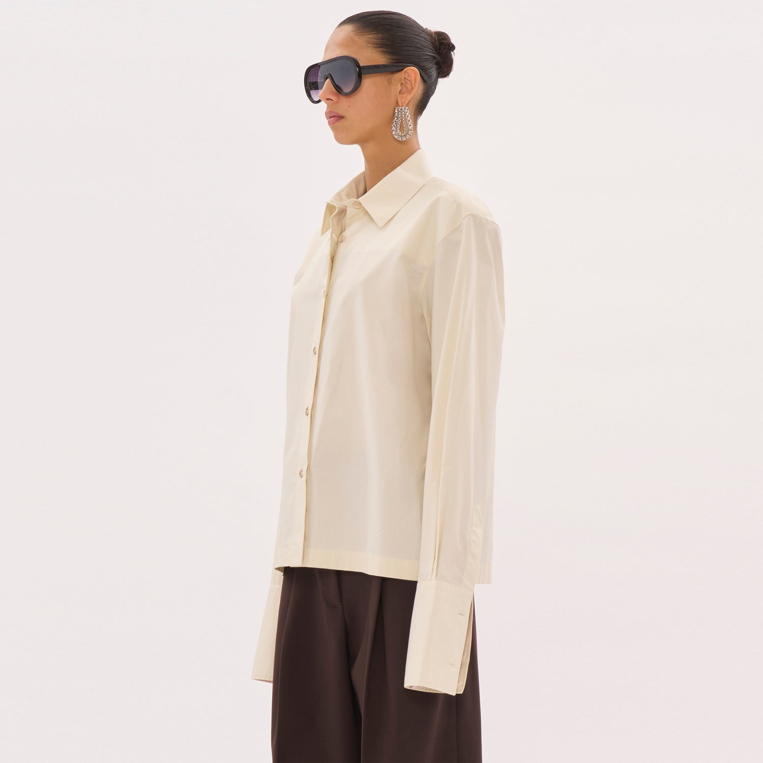 CODIE POPLIN SHIRT // BUTTER