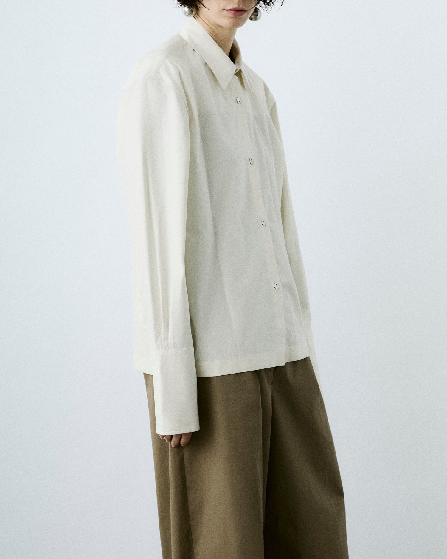 CODIE POPLIN SHIRT // BUTTER