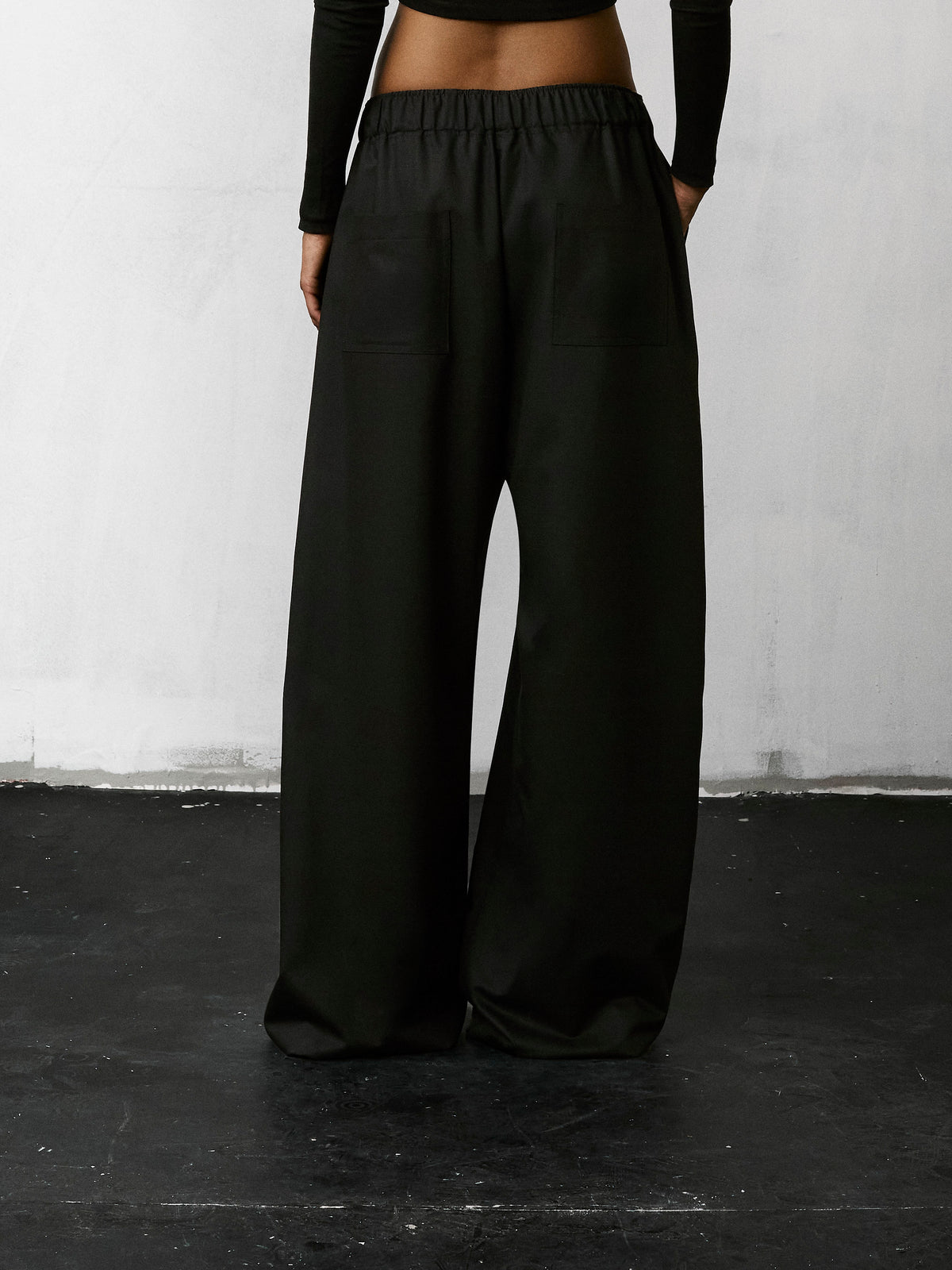 DORA WOOL TROUSERS // BLACK