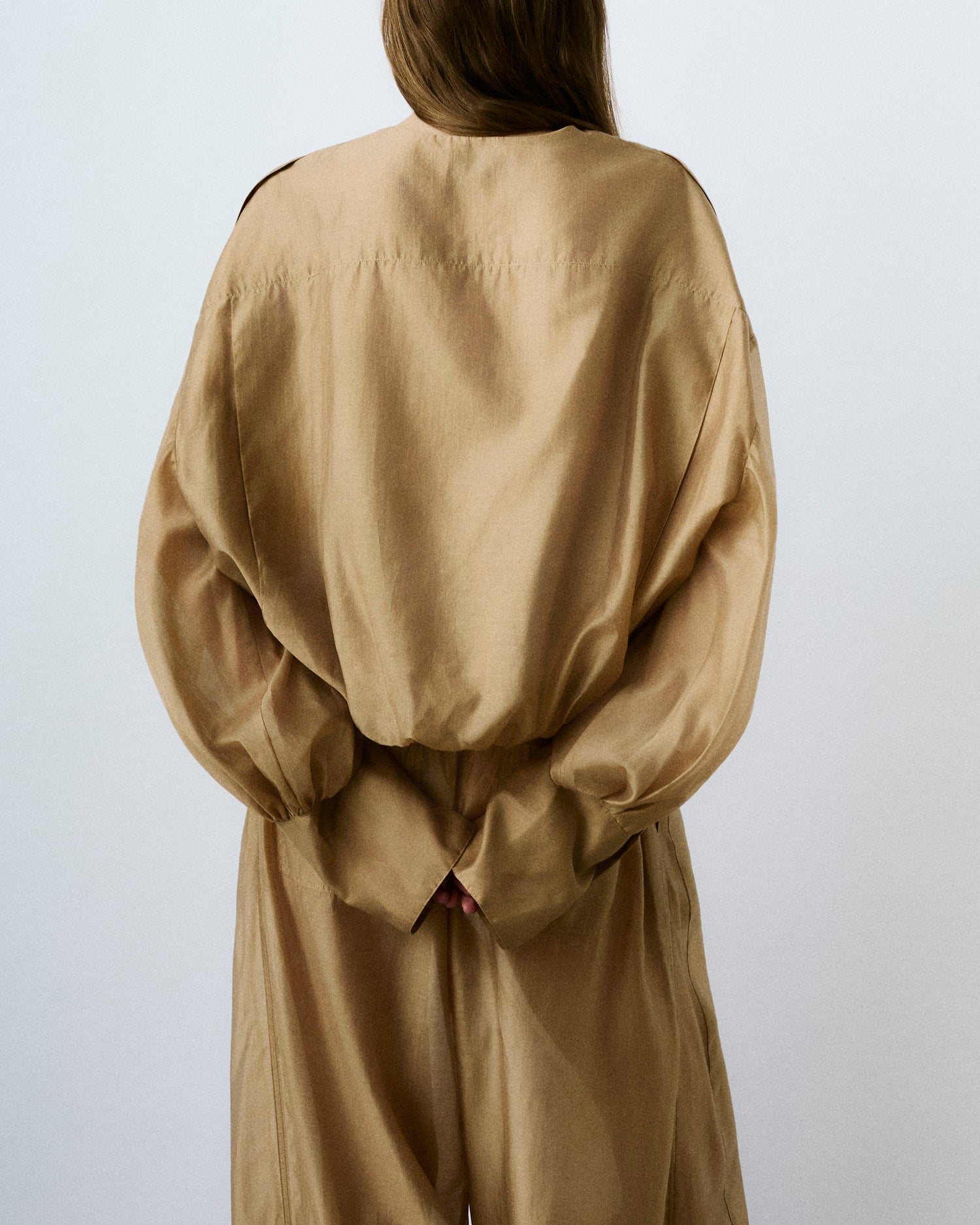 DIANA LIGHT MUSLIN SHIRT // NUDE