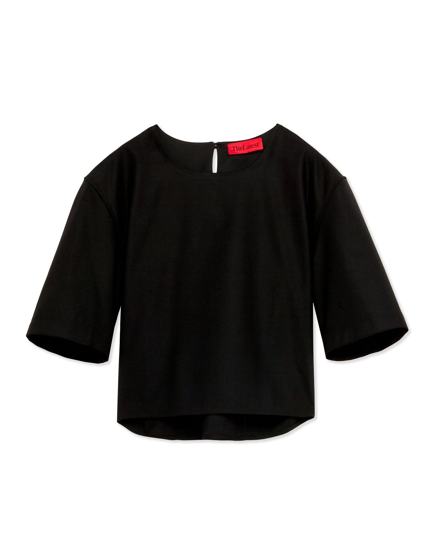 DULCE WOOL TOP // BLACK