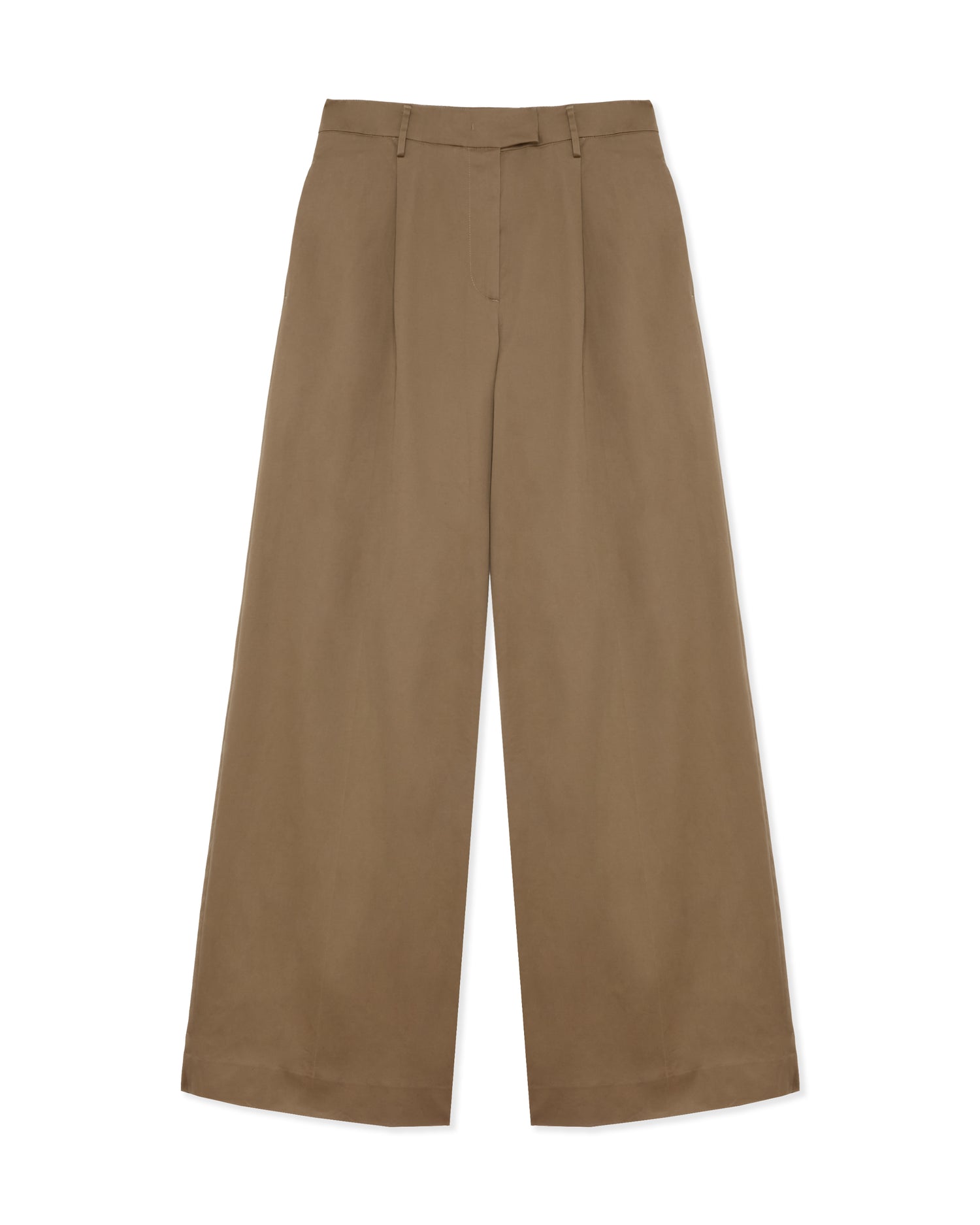 DEVA GABARDINE TROUSERS // COGNAC