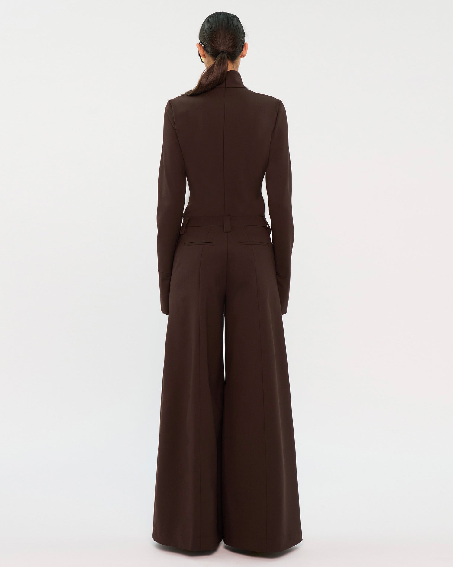 ALMA WOOL TROUSERS // BROWN
