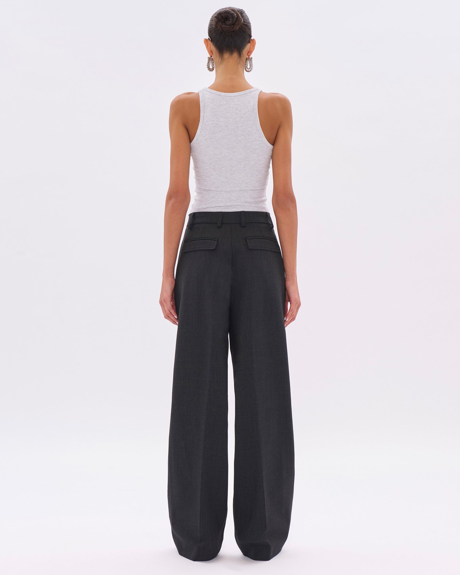 AXEL WOOL TROUSERS // BLACKBOARD