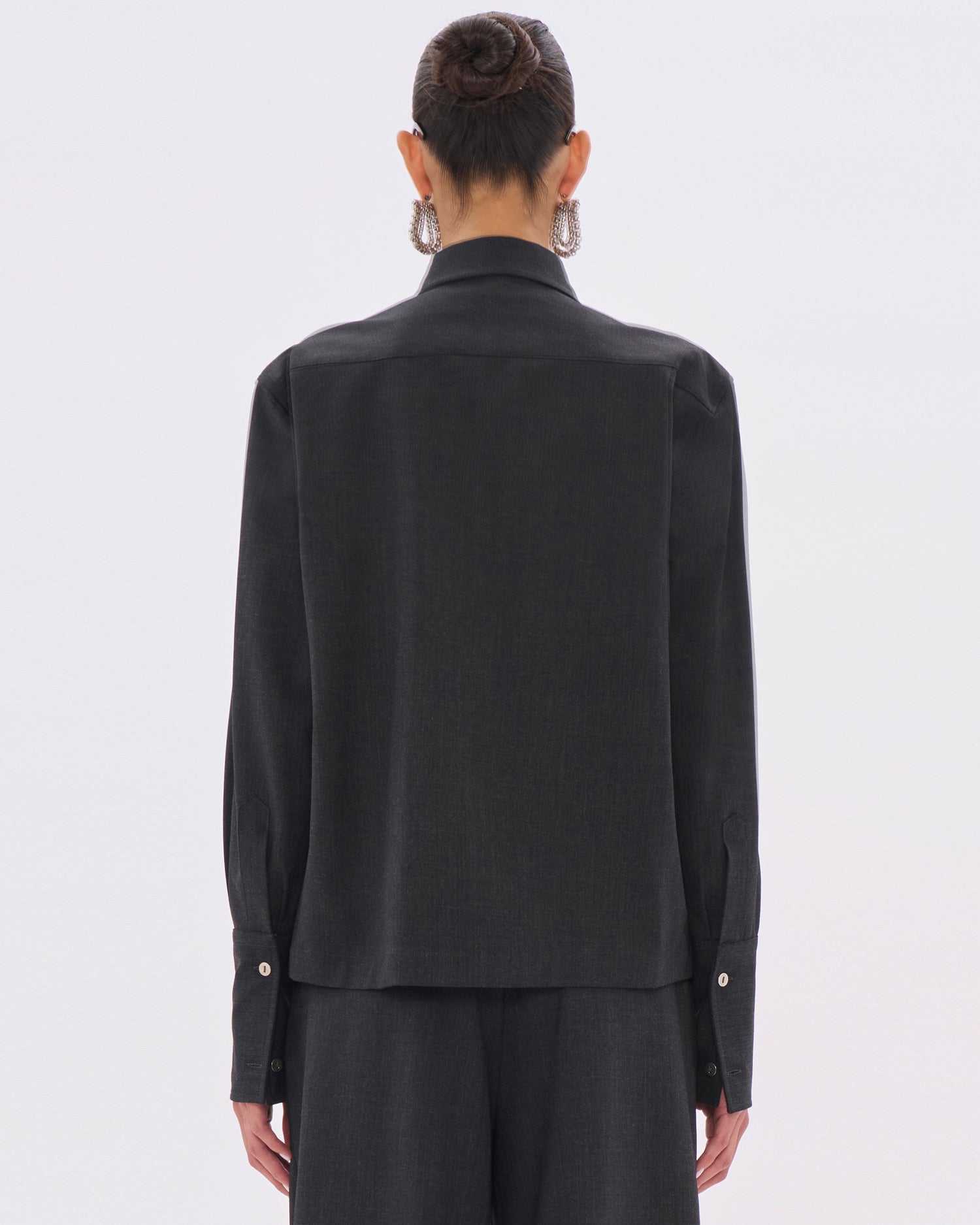 CODIE WOOL SHIRT // BLACKBOARD