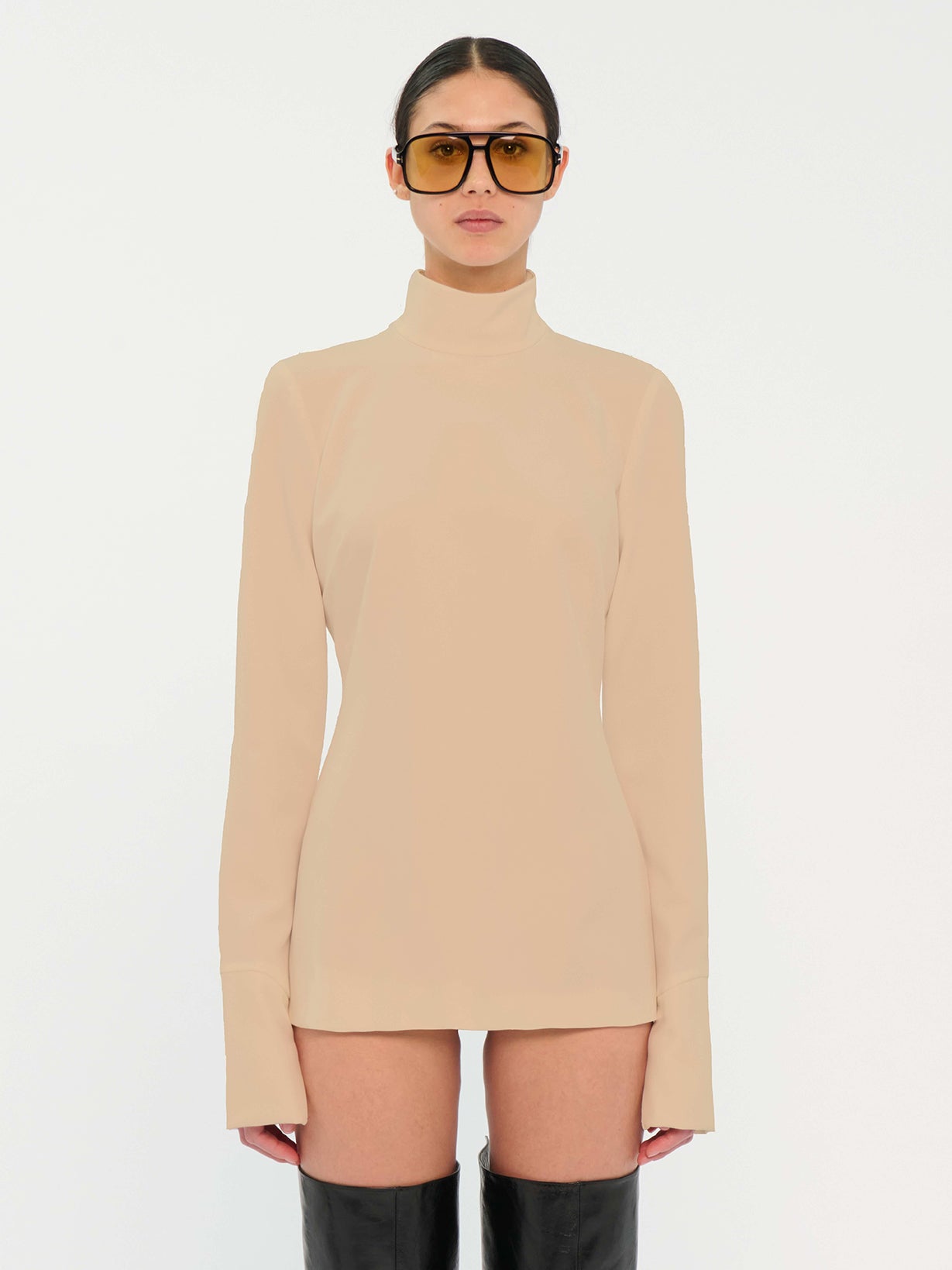 CLIO SAND - LIGHT POPELINE COTTON TOP