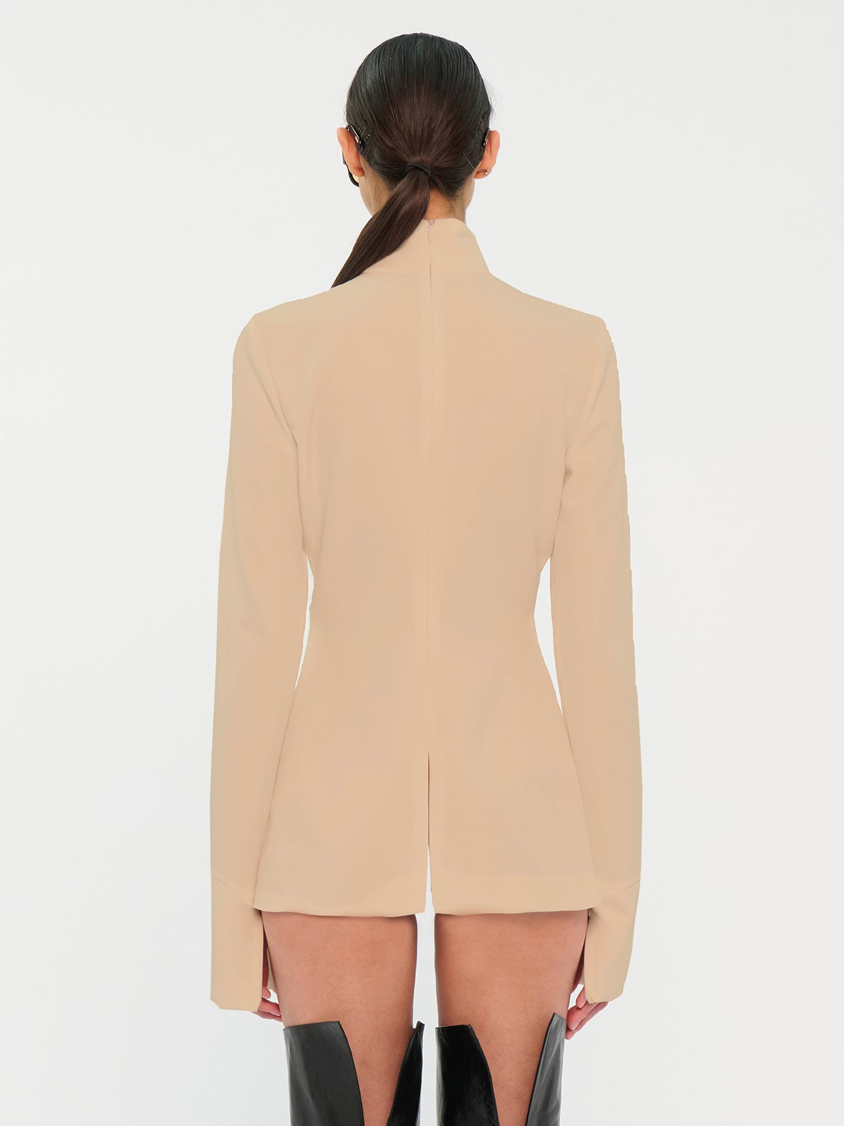 CLIO SAND - LIGHT POPELINE COTTON TOP