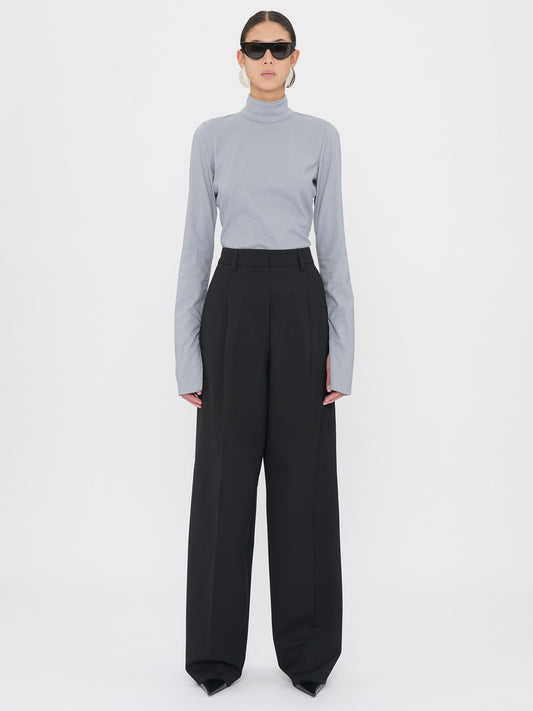 AXEL BLACK - WOOL TROUSERS