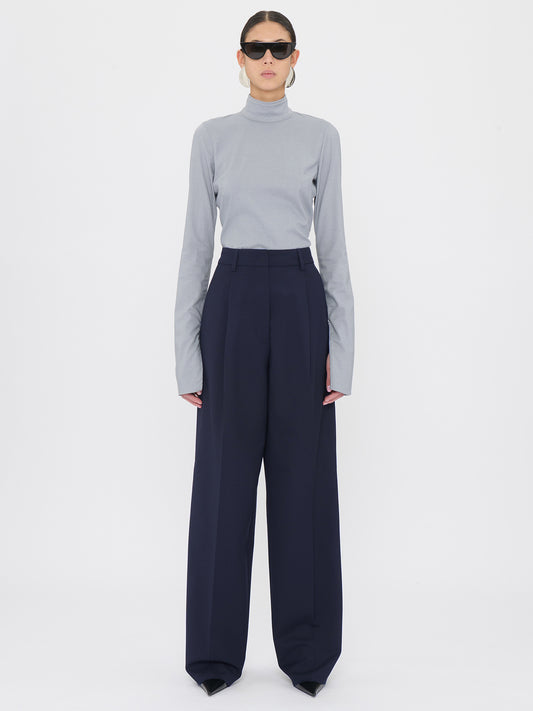 AXEL NIGHT BLUE - WOOL TROUSERS
