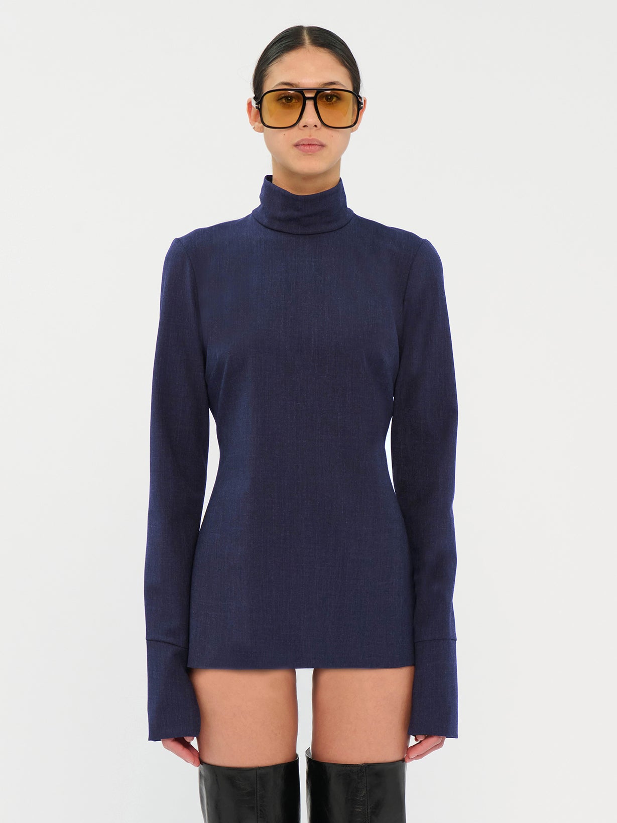 CLIO NIGHT BLUE - WOOL TOP