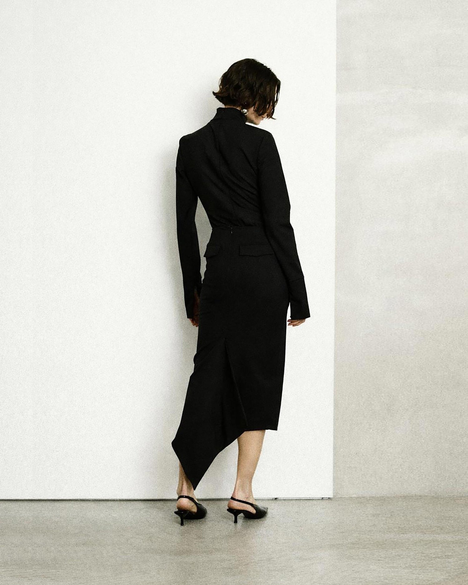 BREE WOOL SKIRT // BLACK