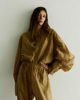 DIANA LIGHT MUSLIN SHIRT // NUDE