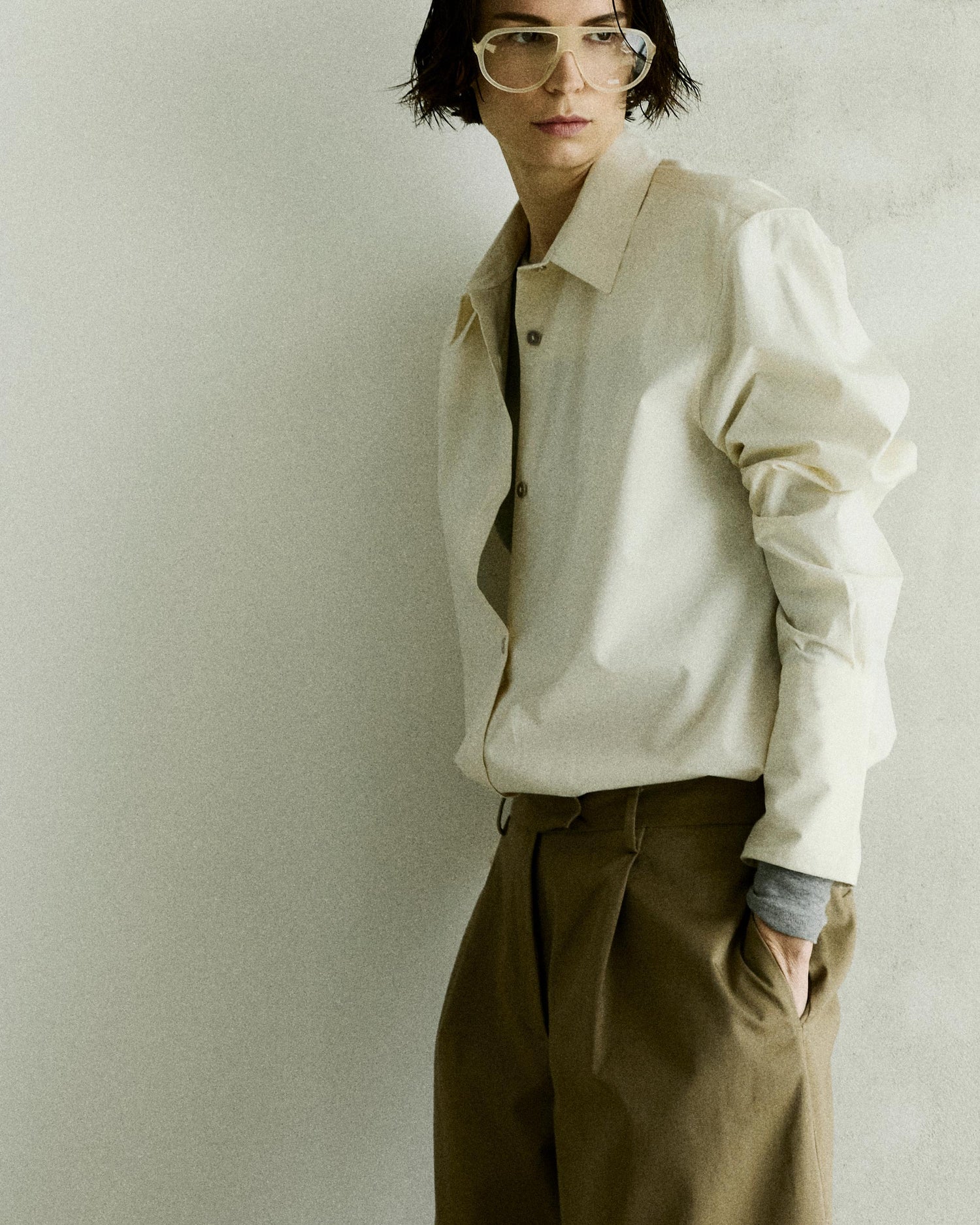 CODIE POPLIN SHIRT // BUTTER