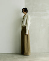 DEVA GABARDINE TROUSERS // COGNAC