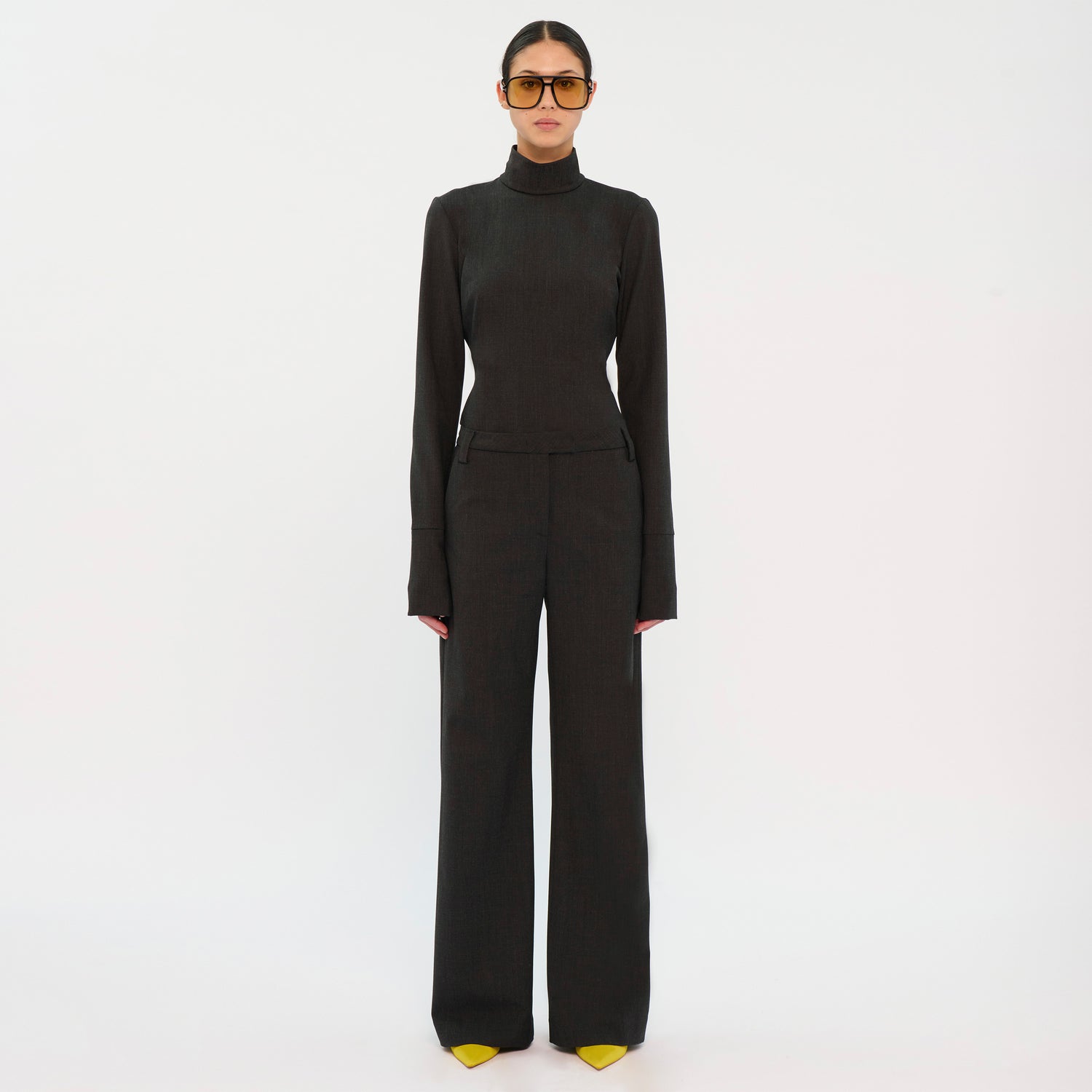 ALEK WOOL TROUSERS // BLACKBOARD