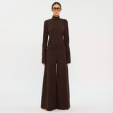 ALMA WOOL TROUSERS // BROWN