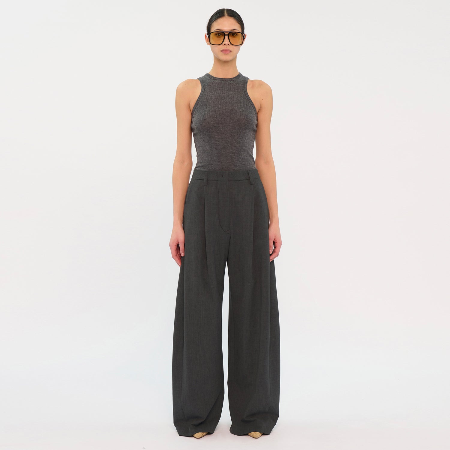 BILLIE WOOL TROUSERS // BLACKBOARD