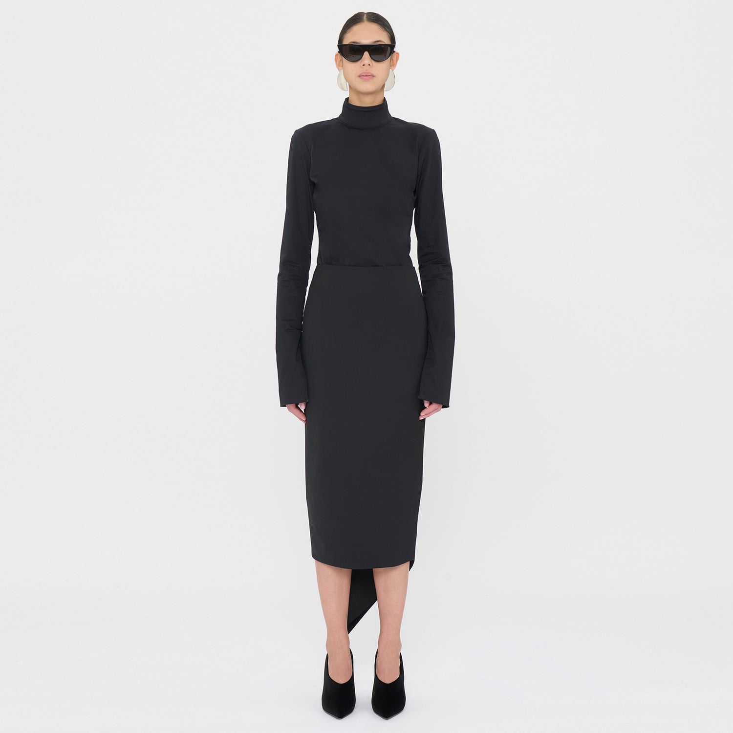 BREE WOOL SKIRT // BLACK