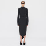 BREE WOOL SKIRT // BLACK