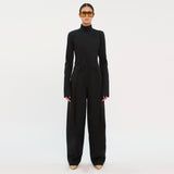 CARA WOOL TROUSERS // BLACK