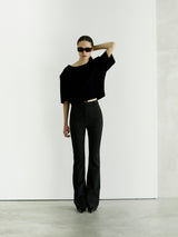 ELVIRA WOOL TROUSERS // BLACK