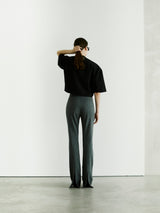 ELVIRA WOOL TROUSERS // GREY MELANGE