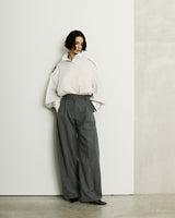 BILLIE WOOL TROUSERS // MEDIUM GREY