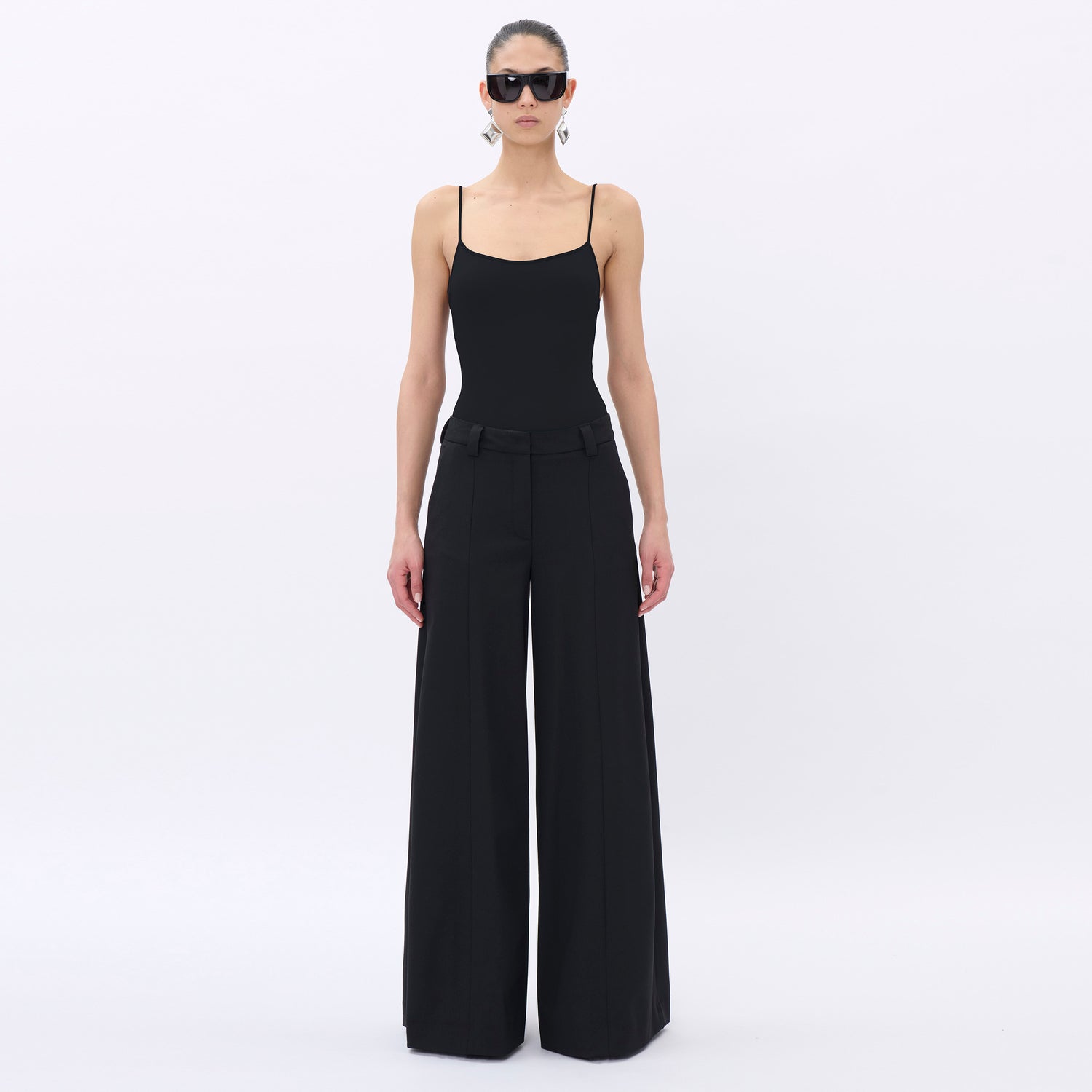 ALMA WOOL TROUSERS // BLACK