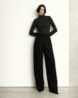 CARA WOOL TROUSERS // BLACK