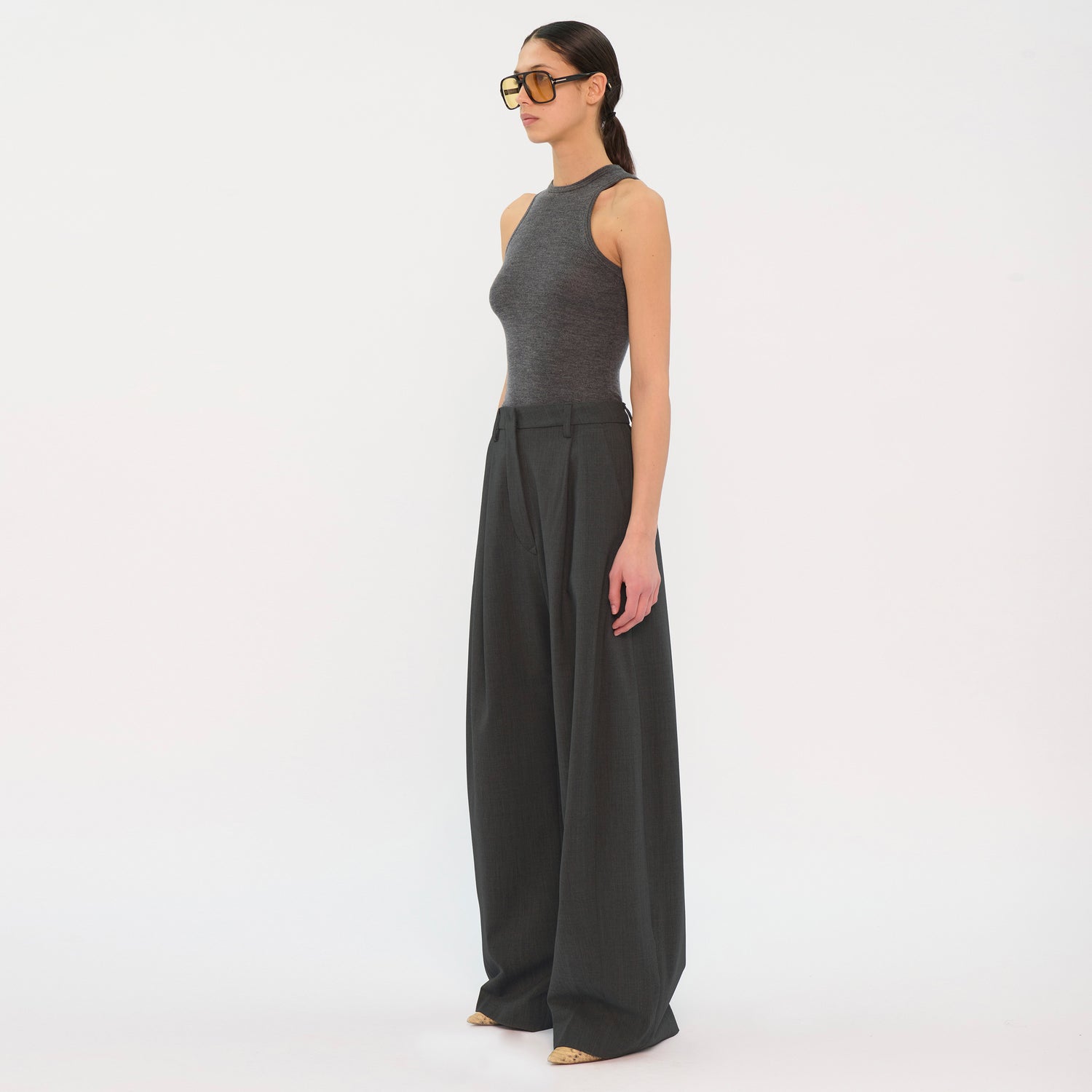 BILLIE WOOL TROUSERS // BLACKBOARD