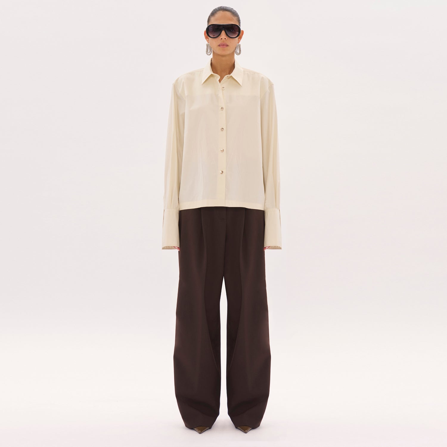 CODIE POPLIN SHIRT // BUTTER