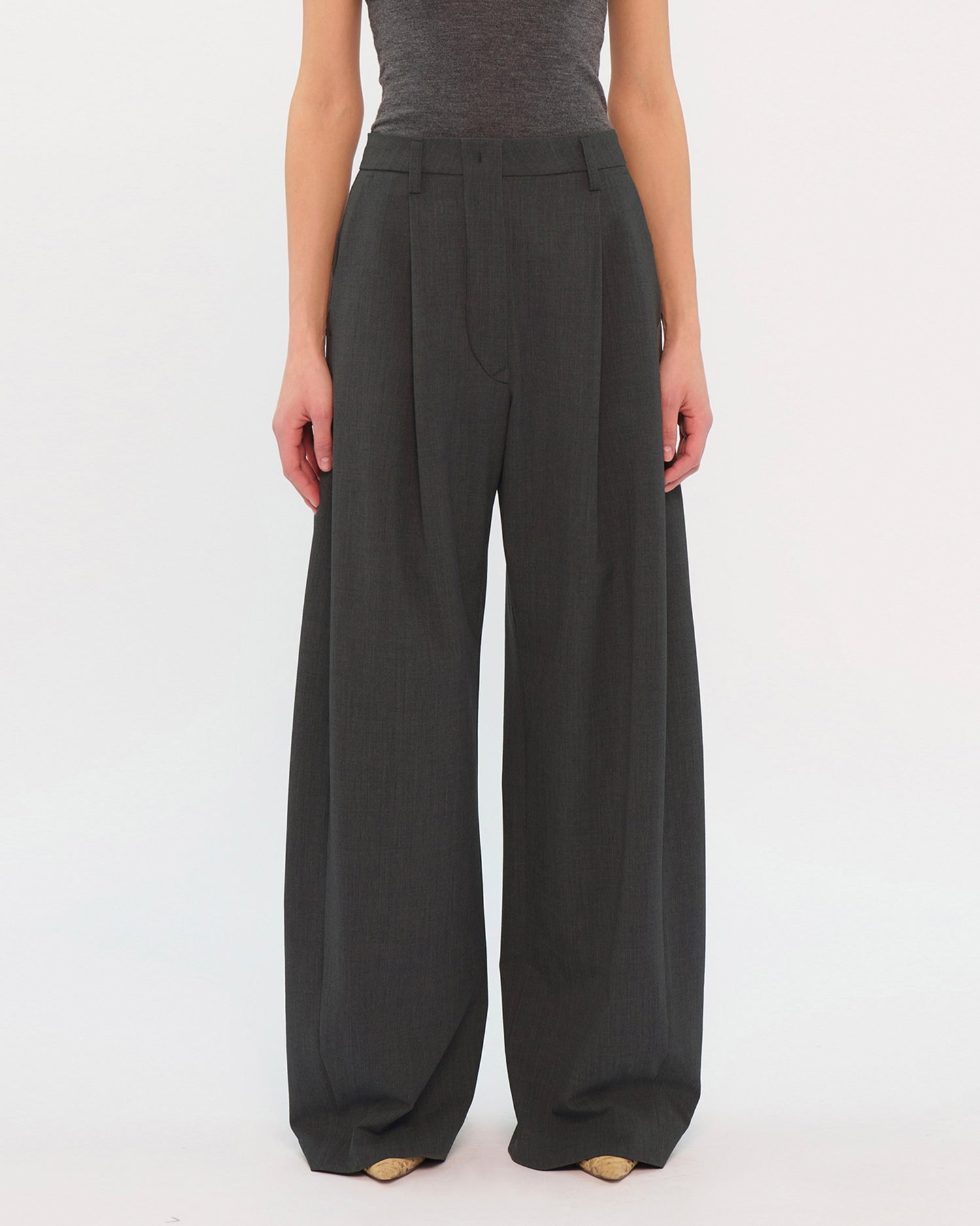 BILLIE WOOL TROUSERS // BLACKBOARD