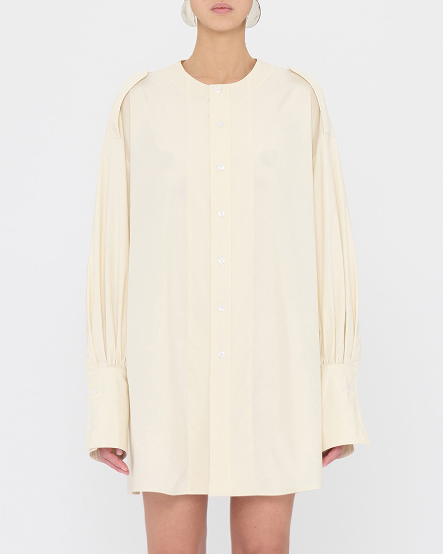 CHER POPLIN SHIRT // BUTTER