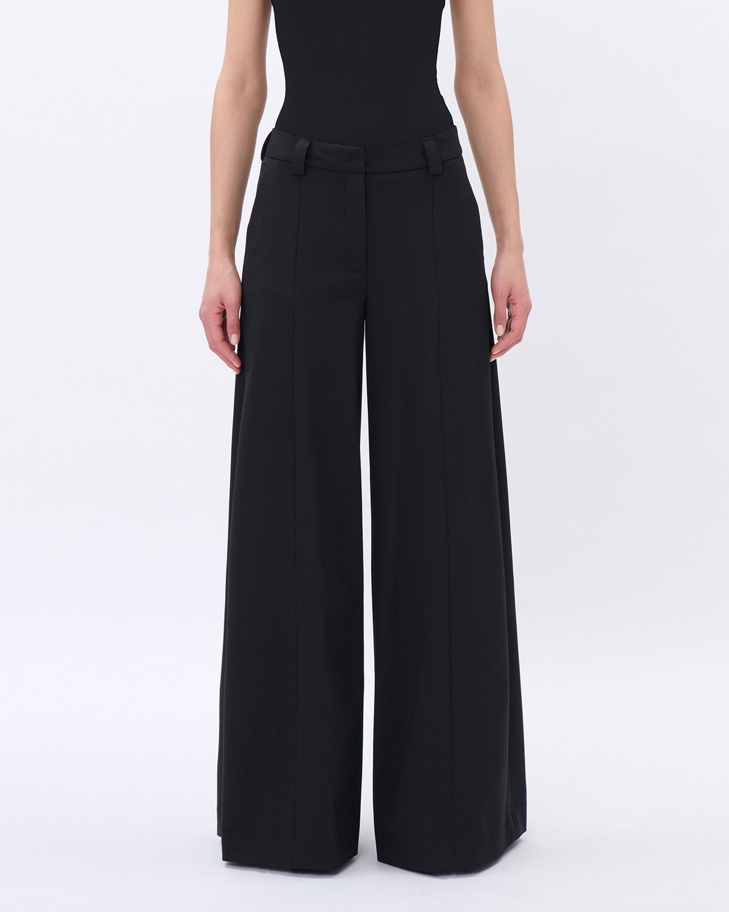 ALMA WOOL TROUSERS // BLACK