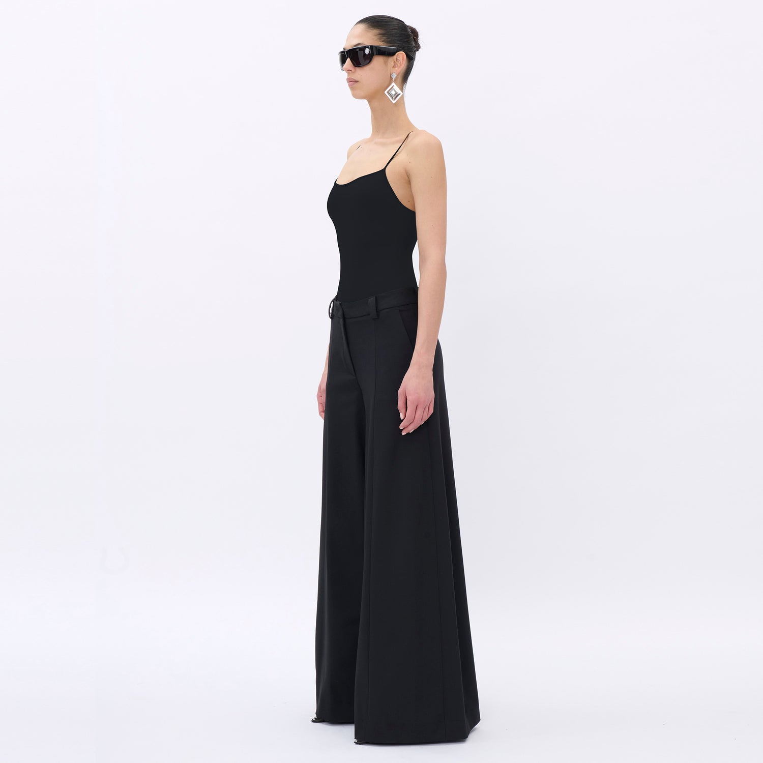 ALMA WOOL TROUSERS // BLACK