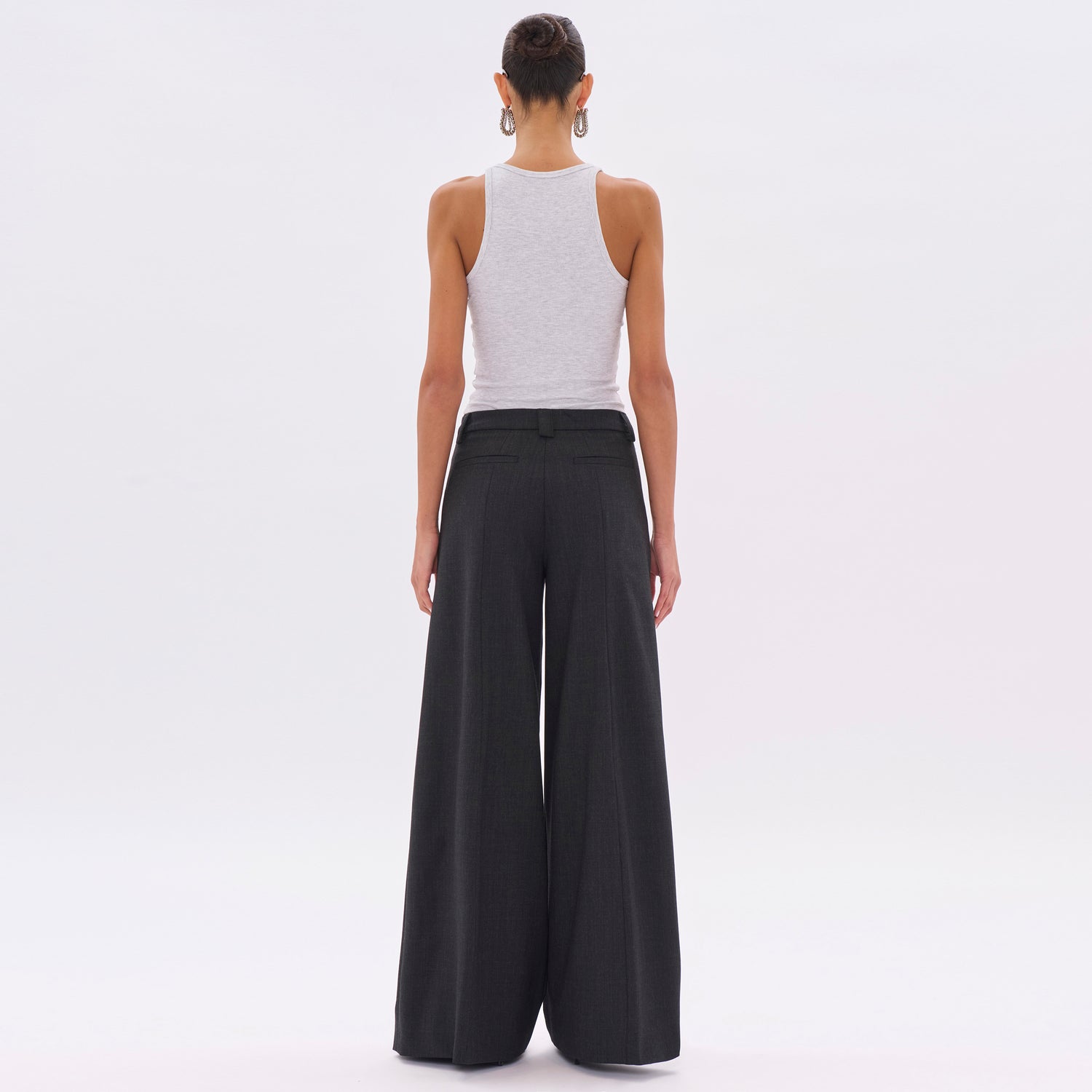 ALMA WOOL TROUSERS // BLACKBOARD