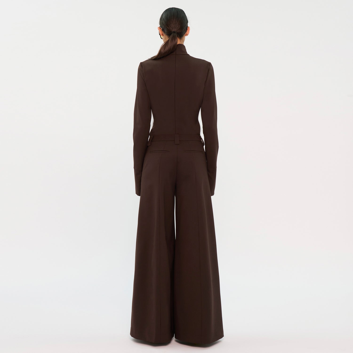 ALMA WOOL TROUSERS // BROWN