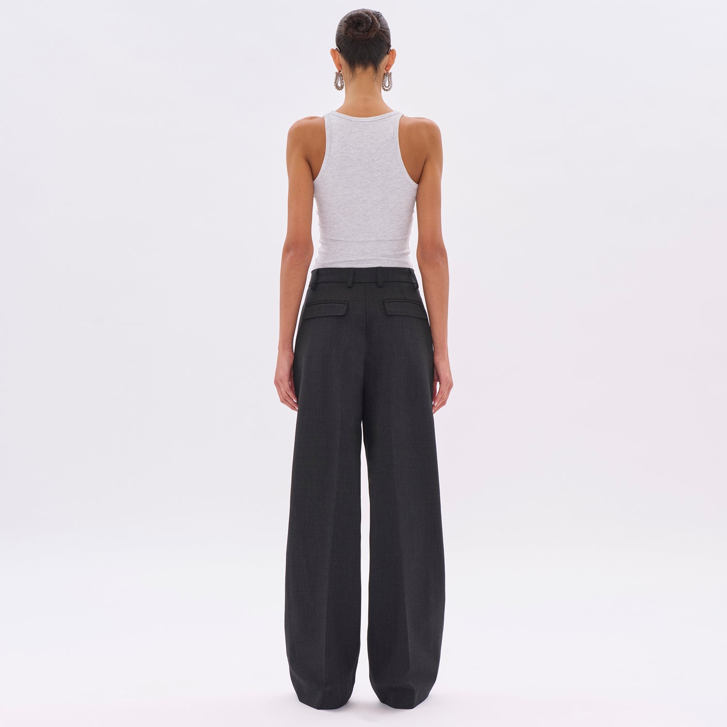 AXEL WOOL TROUSERS // BLACKBOARD