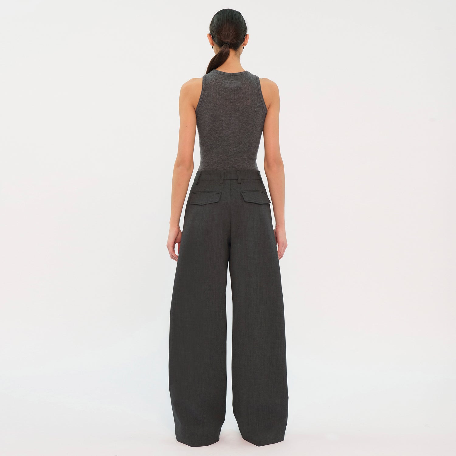 BILLIE WOOL TROUSERS // BLACKBOARD