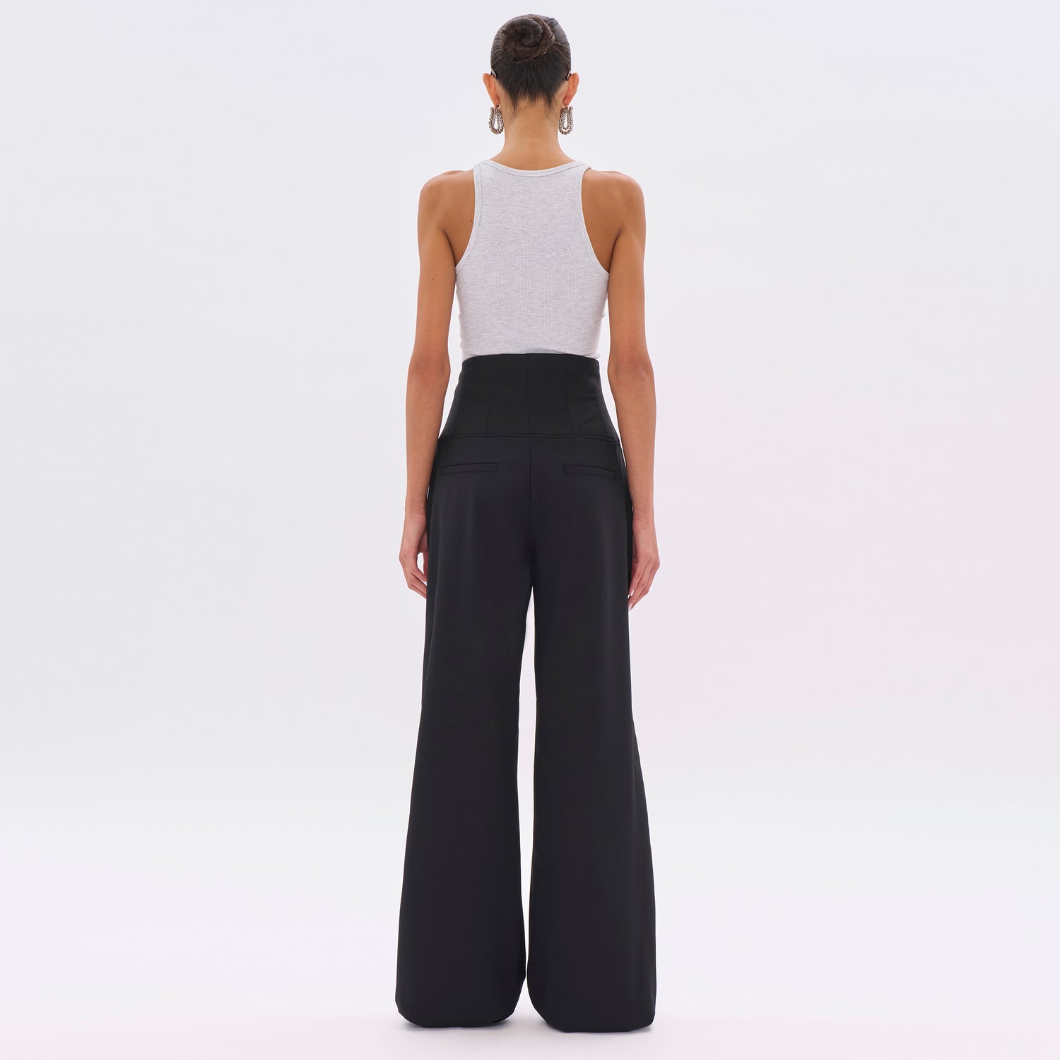 CLOE WOOL TROUSERS // BLACK